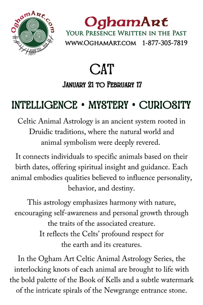 Cat • January 21 to February 17 • Celtic Animal Astrology