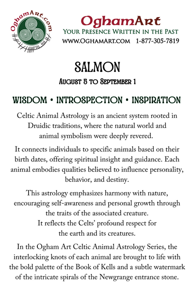 Salmon • August 5 to September 1 • Celtic Animal Astrology