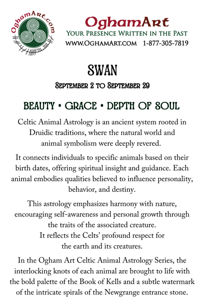 Swan • September 2 to September 29 • Celtic Animal Astrology