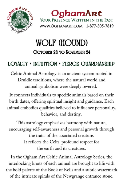 Wolf (Hound) • October 28 to November 24 • Celtic Animal Astrology