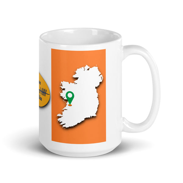 County Clare Ireland Coffee Tea Mug With Clare Coat of Arms and Ogham