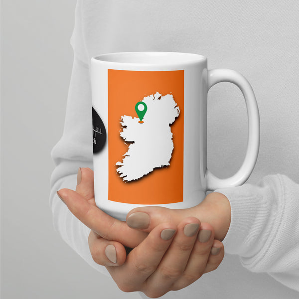 County Sligo Ireland Coffee Tea Mug With Sligo Coat of Arms and Ogham