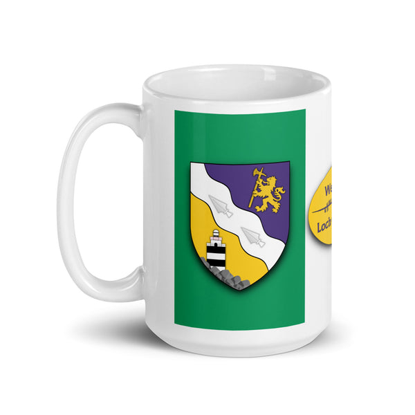 County Wexford Ireland Coffee Tea Mug With Wexford Coat of Arms and Ogham