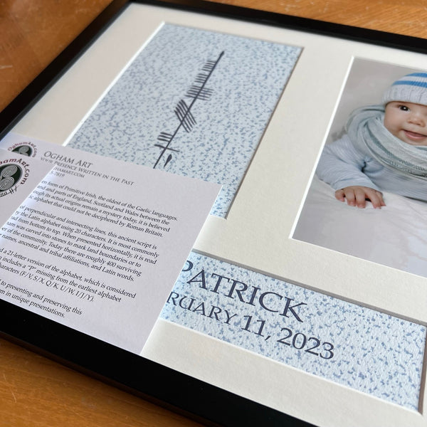 Ogham Art Custom Personalized Print with Cards