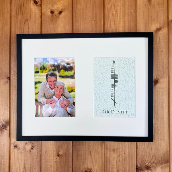 Ogham Art Custom Personalized Print Anniversary Gift