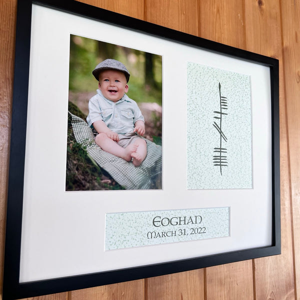 Ogham Art Custom Personalized Print Baby Gift