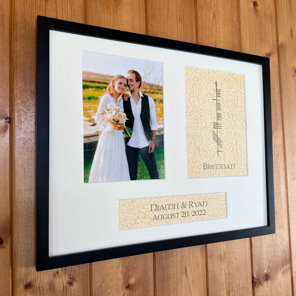 Ogham Art Custom Personalized Print Wedding Gift