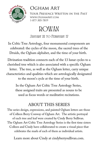 Rowan Tree & Ogham Letter Luis