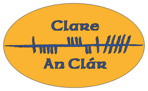 Ogham Art County Clare Ireland Bumper Sticker