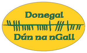 Ogham Art County Donegal Ireland Bumper Sticker