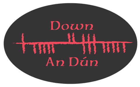 Ogham Art County Down Ireland Bumper Sticker