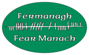 Ogham Art County Fermanagh Ireland Bumper Sticker