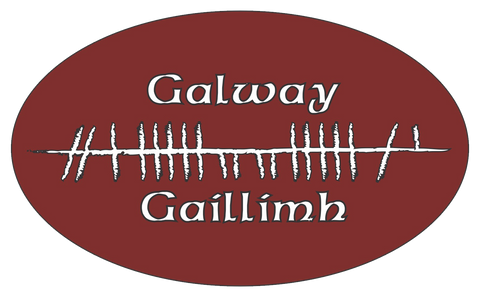 Ogham Art County Galway Ireland Bumper Sticker