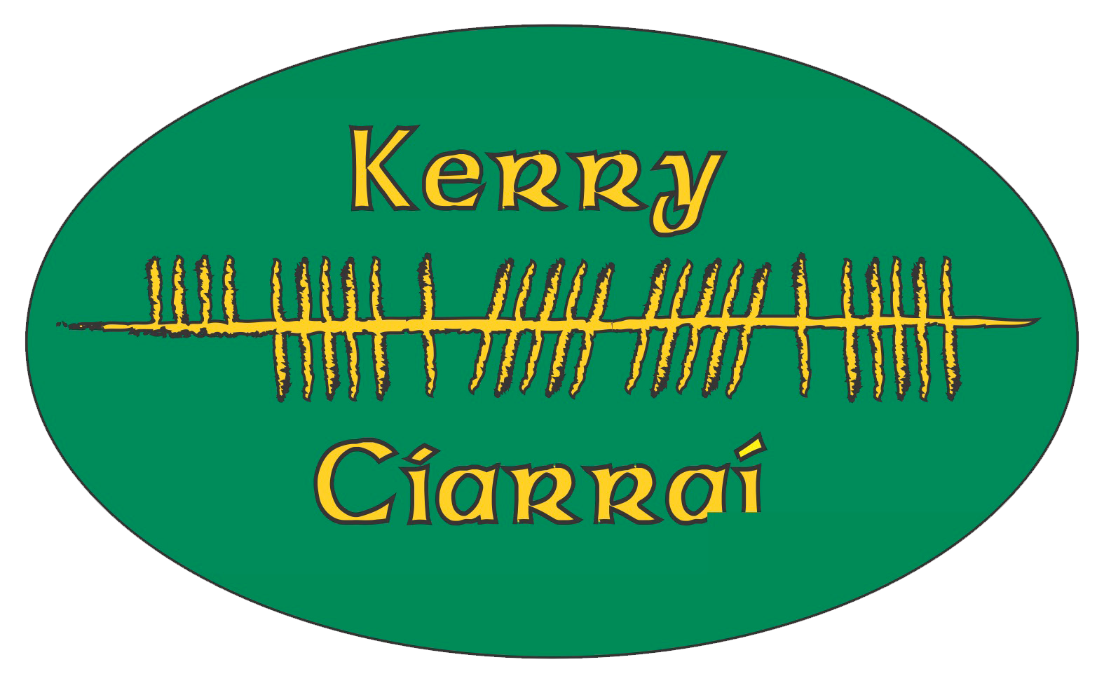 Ogham Art County Kerry Ireland Bumper Sticker