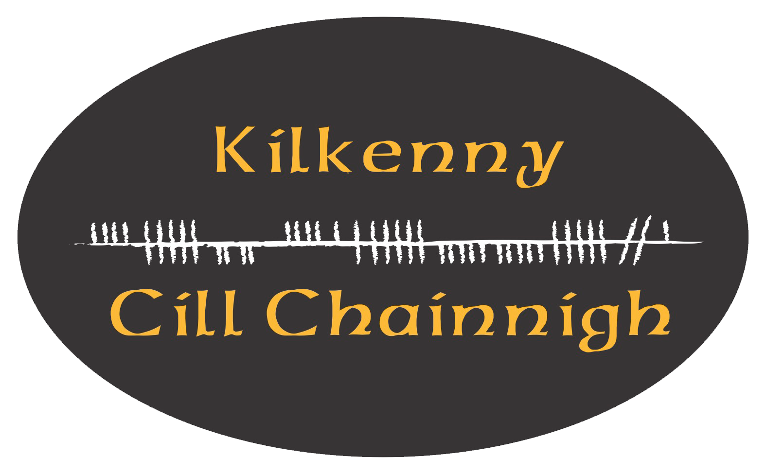Ogham Art County Killkenny Ireland Bumper Sticker
