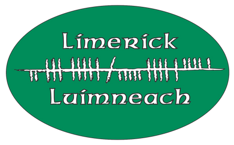 Ogham Art County Limerick Ireland Bumper Sticker