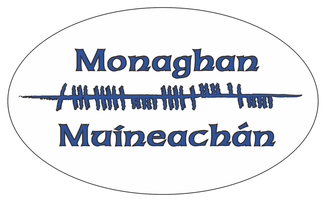 Monaghan Ogham Bumper Sticker – OghamArt