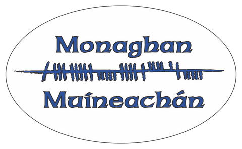 Ogham Art County Monaghan Ireland Bumper Sticker