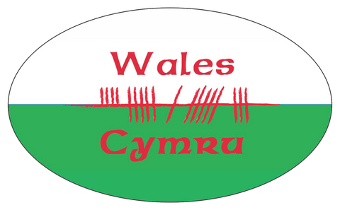 Ogham Art Wales Cymru Bumper Sticker