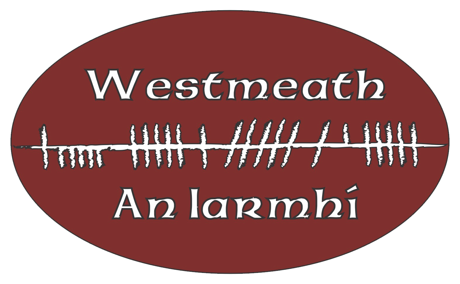 Ogham Art County Westmeath Ireland Bumper Sticker