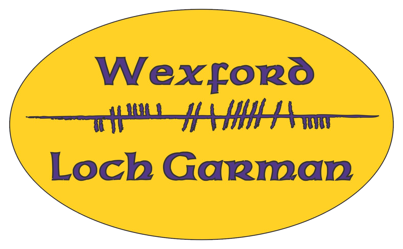 Ogham Art County Wexford Ireland Bumper Sticker