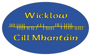 Ogham Art County Wicklow Ireland Bumper Sticker