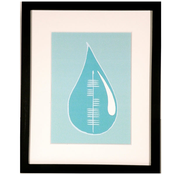 Ogham Art Water Uisce Elements Print Celtic Gift