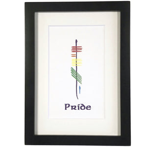 Ogham Art Pride Rainbow Print